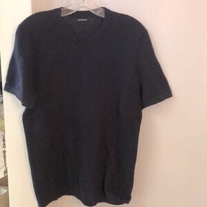 Featherweight blue waffle tee, sz M